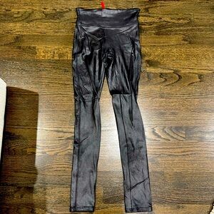 XS Petite Spanx Faux Leather Leggings
